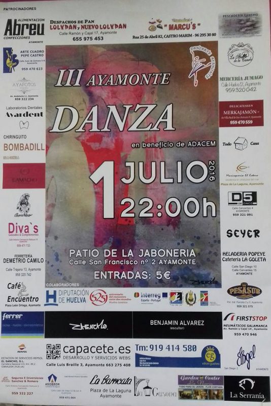 Cartel del III Ayamonte Danza