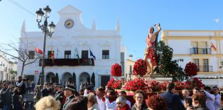 Cartaya suspende la procesión de su patrón, San Sebastián