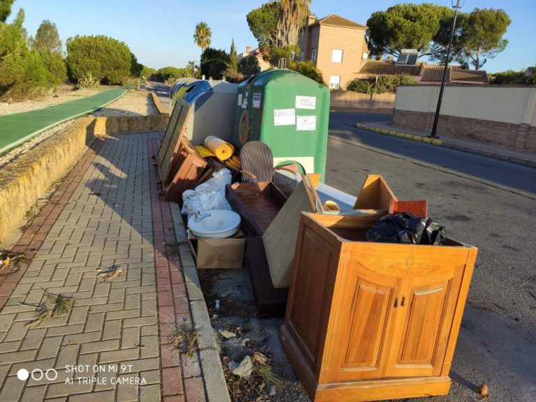 Adelante Aljaraque pone sobre la mesa el “lamentable estado de suciedad” de los 4 núcleos del municipio