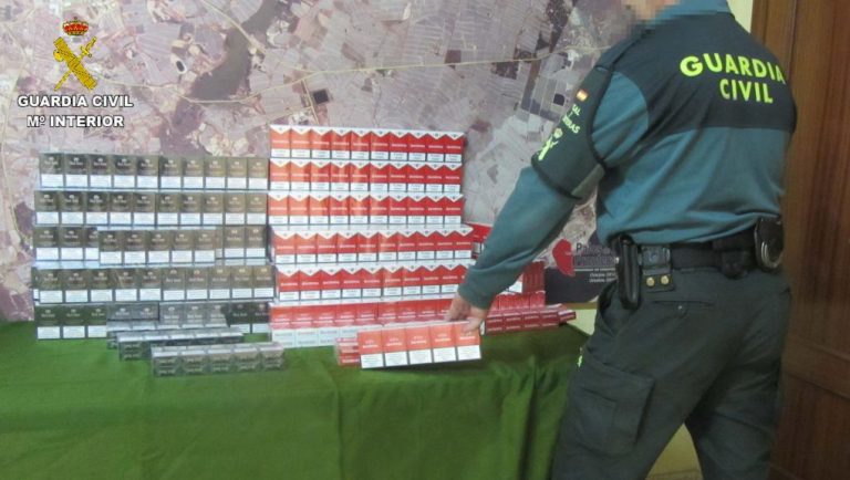 Intervienen 1.200 cajetillas de tabaco de contrabando en Almonte y Palos de la Frontera