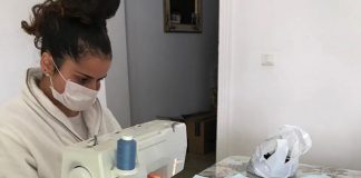 Coronavirus: modista de Cartaya viraliza tutorial sobre cómo hacer mascarillas caseras