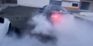 Investigan a un varón en Escacena por violar el confinamiento para hacer derrapes con su coche