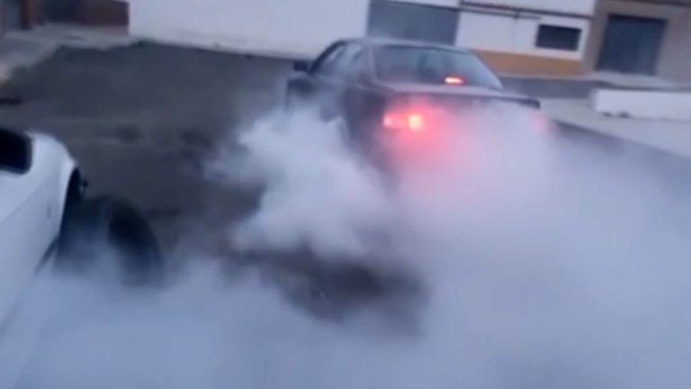 Investigan a un varón en Escacena por violar el confinamiento para hacer derrapes con su coche