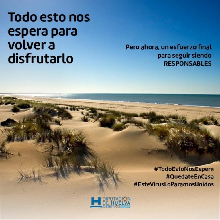 #TodoEstoNosEspera, mensaje de esperanza de la Diputación de Huelva a través de sus redes sociales