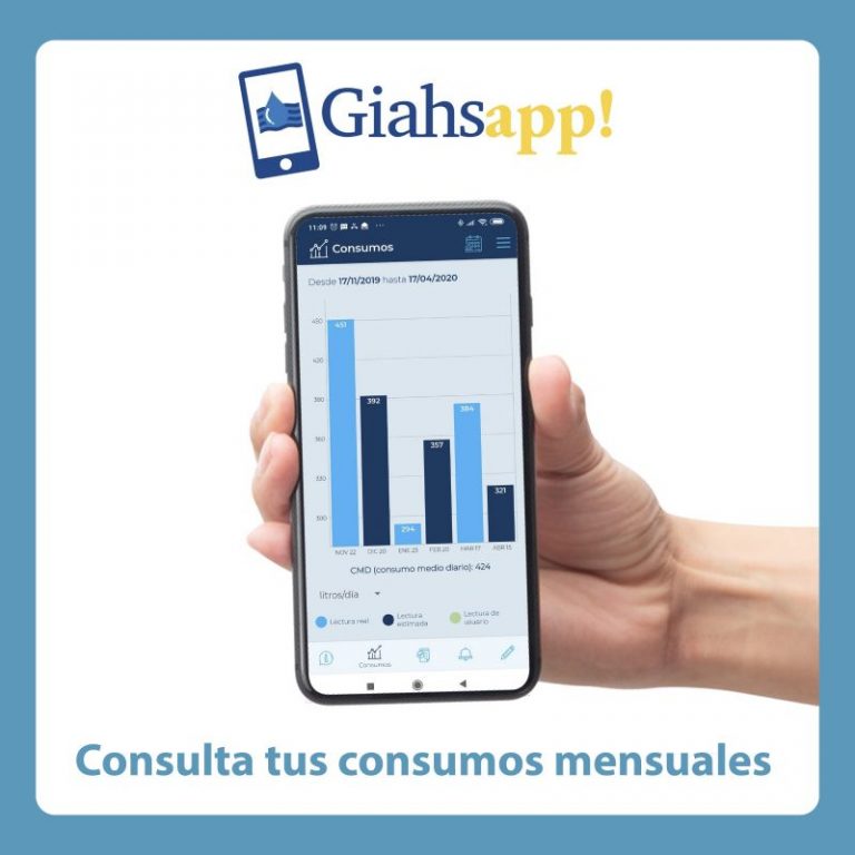 Los usuarios se decantan por la aplicación móvil para las gestiones con Giahsa