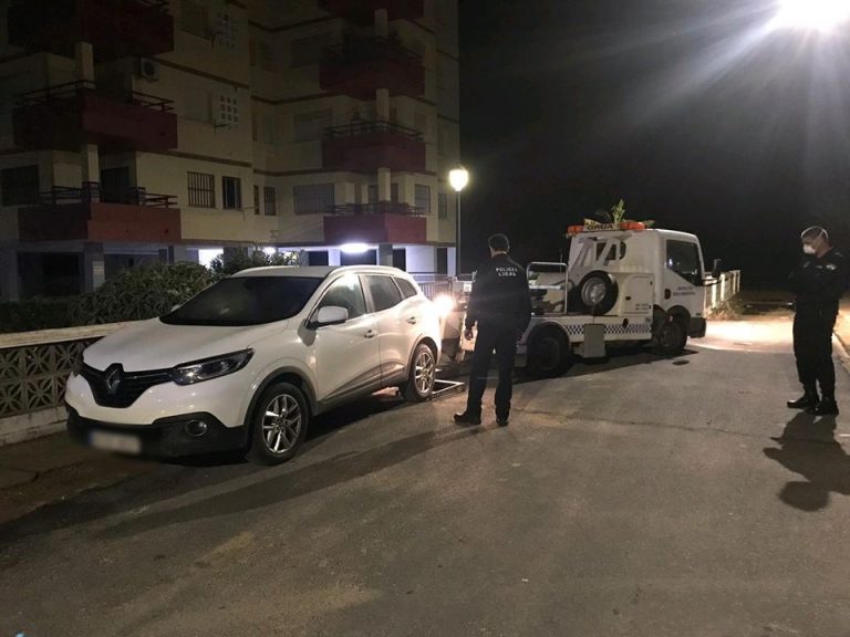 Recuperan en La Antilla un coche que había sido robado en Valencia en marzo