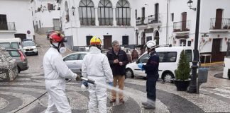 Diputación destina 20.000 a la desinfección de los pueblos onubenses a través del Consorcio