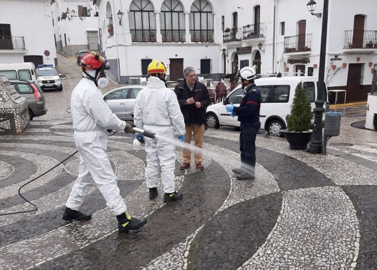 Diputación destina 20.000 a la desinfección de los pueblos onubenses a través del Consorcio