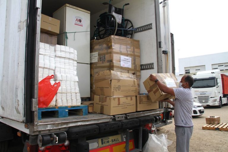 ‘Caravana por la Paz’ parte de Huelva con 40.000 kilos de ayuda humanitaria para el pueblo saharaui