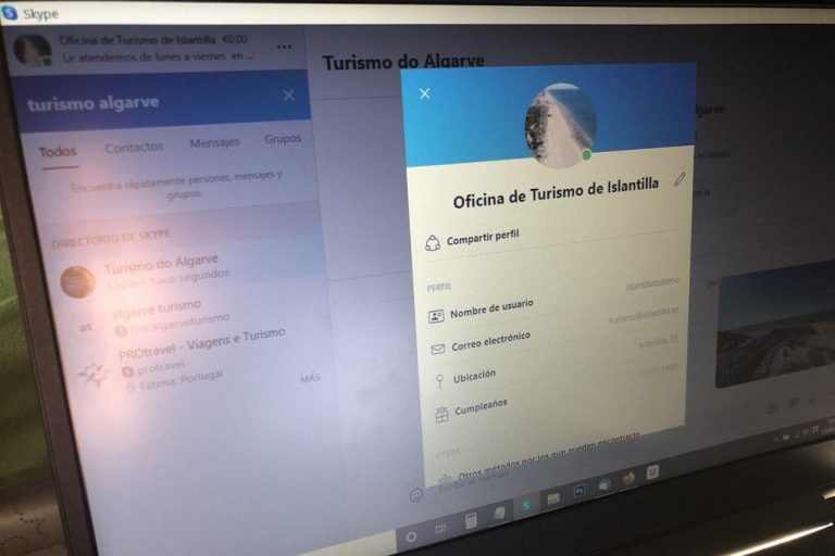 Islantilla activa un nuevo servicio de información turística a través de videoconferencias