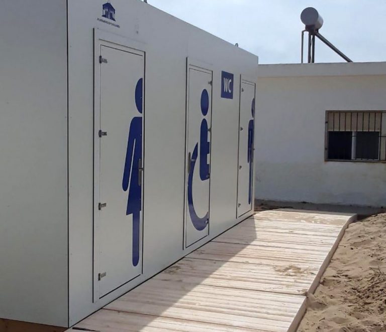 Las playas de Punta contarán con cuatro nuevos módulos de aseos adaptados
