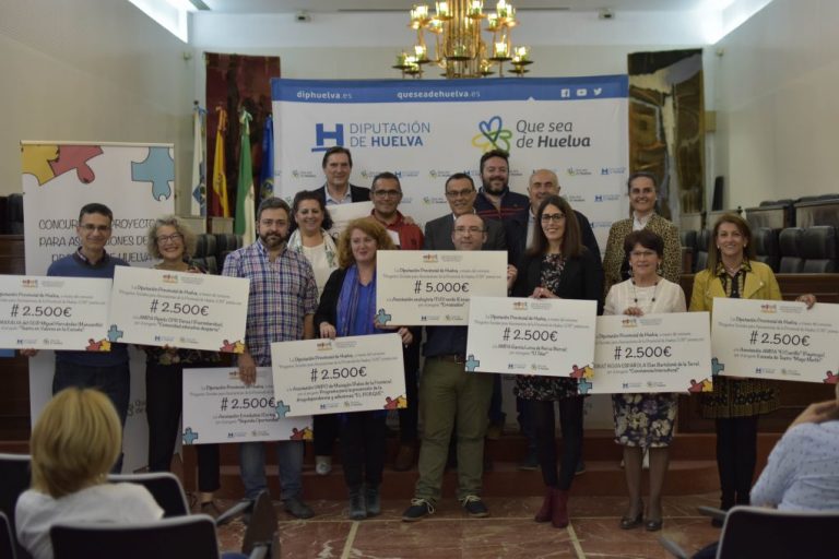 Diputación convoca el Concurso de Proyectos Sociales para Asociaciones de Huelva 2020