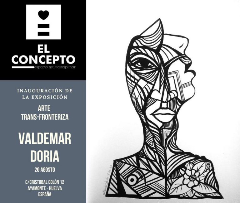 El artista africano Valdemar Doria inaugura en Ayamonte la exposición ‘Arte Trans-Fronteriza’