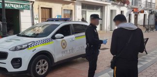 Interponen en Cartaya 33 denuncias por no llevar mascarilla y 36 por botellones