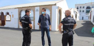 Cartaya refuerza la seguridad y pide responsabilidad frente al covid en estos días festivos