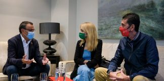 El presidente de la Diputación de Huelva aborda la situación sociolaboral de la provincia con UGT