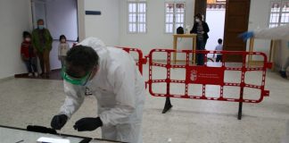 Dan negativo los 70 test realizados en el colegio de San Silvestre de Guzmán