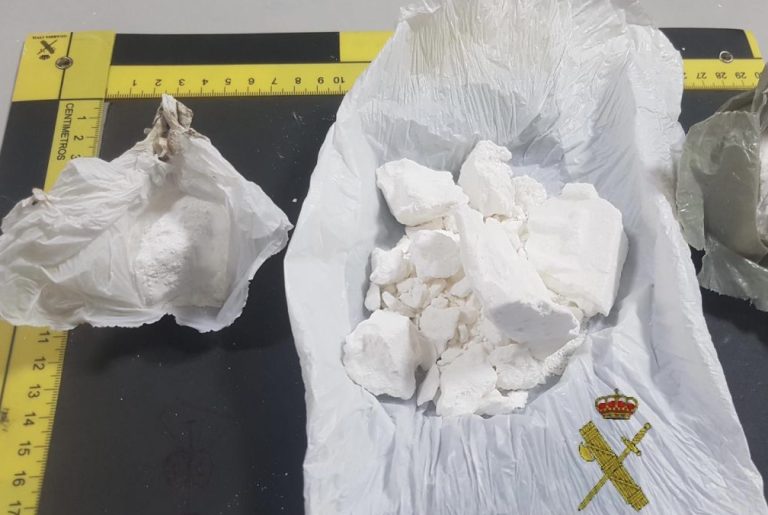 Intervienen 200 gramos de coca a una pareja en Bollullos y Valverde