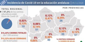 Huelva (63), Lepe (14), Aracena (12) y Cartaya (9), pueblos más afectados por los 101 casos de este martes