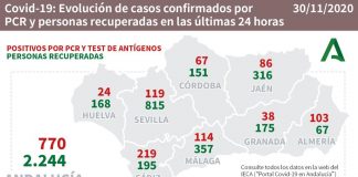 Huelva (91), Isla (25) y Lepe (23), municipios más afectados por los casos del fin de semana
