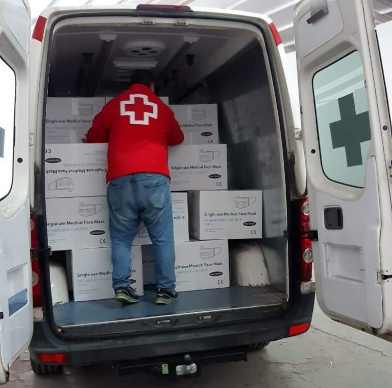 El Gobierno distribuye más de 242.000 mascarillas en la provincia de Huelva