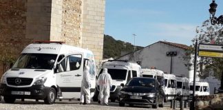 Trasladan a Huelva a unos 10 mayores de una residencia de Aracena que registra un brote de covid