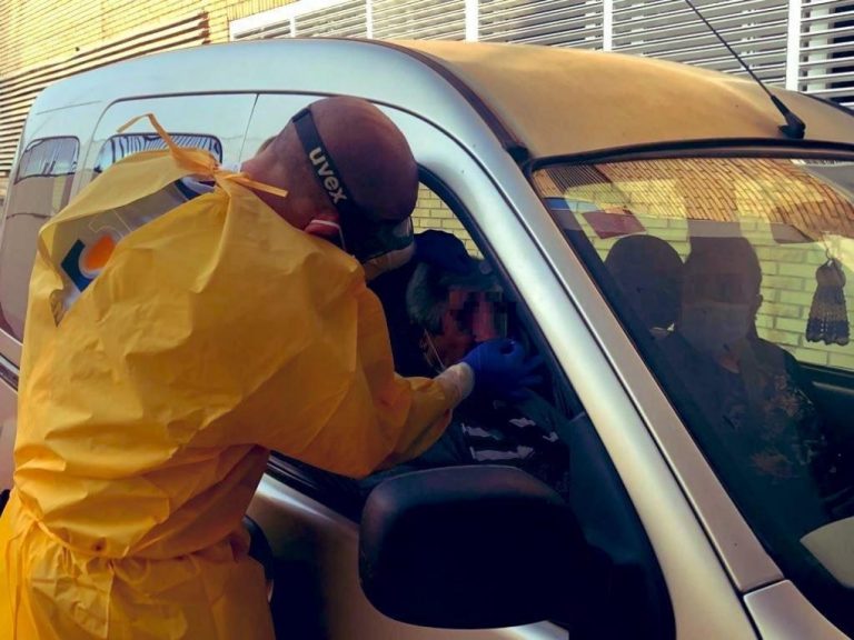 El Hospital de Riotinto amplía la actividad de su punto Auto-Covid