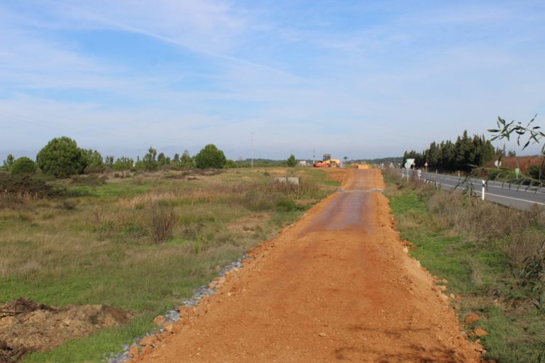 Cartaya y El Rompido, cada vez más cerca gracias al avance del carril multifuncional