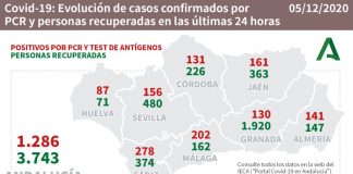 La provincia de Huelva registra este sábado 87 nuevos positivos de coronavirus