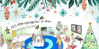 Diputación de Huelva felicita la Navidad con un dibujo del pequeño de 10 años Daniel Feria Moura