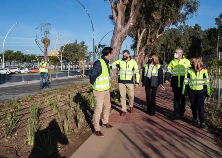 La remodelación de la Avenida Francisco Montenegro de Huelva culminará en la primavera de 2021