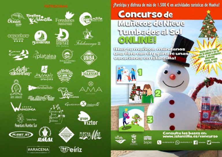 Concurso de Muñecos de Nieve Tumbados al Sol Islantilla 2021