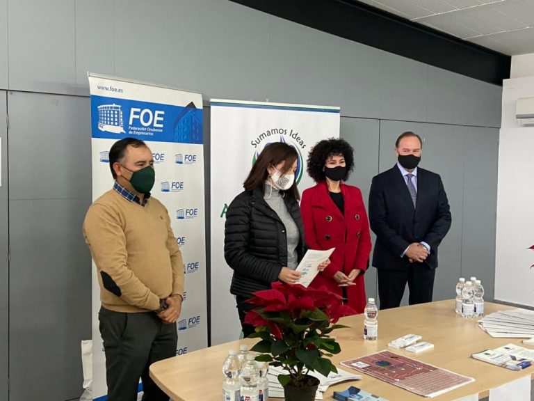 Los empresarios de Gibraléon estrenan sede social