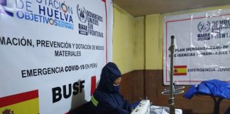 Diputación colabora con Bomberos Unidos Sin Fronteras en la dotación de EPIs y material sanitario en Loreto (Perú)