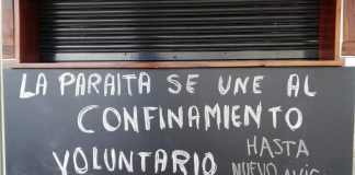 Empresarios de Isla y Tharsis cierran sus comercios para fomentar el «confinamiento voluntario»