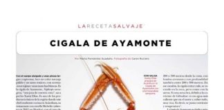 El chef Estrella Michelín Xanti Elías elige la cigala de Ayamonte para una de sus recetas