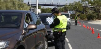 La Policía controla los accesos a Punta Umbría para vigilar el cierre perimetral del municipio