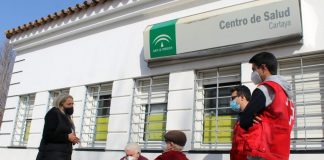 Cartaya celebra el final de su cierre perimetral y el inicio de la vacunación
