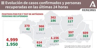 Huelva (68), Lepe (23) e Isla Cristina (21), municipios más afectados por los 370 casos de este miércoles