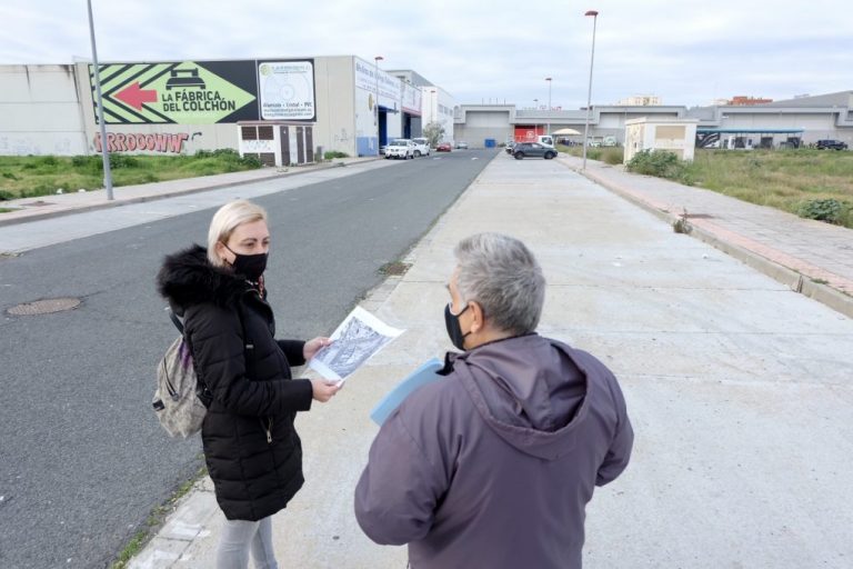 Huelva trabaja en la adecuación de la nueva ubicación del Mercadillo en Marismas del Polvorín