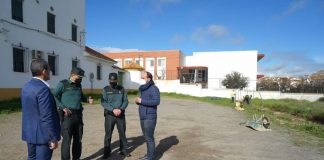 El Ayuntamiento de Ayamonte inicia las obras del nuevo muro perimetral en el cuartel de la Guardia Civil
