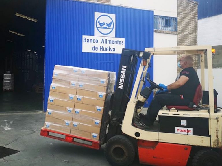 Mercadona entrega 379 toneladas de alimentos a entidades sociales de Huelva en 2020