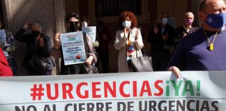 El movimiento vecinal de San Bartolomé retoma las protestas para reclamar la restitución del servicio de Urgencias 24 horas