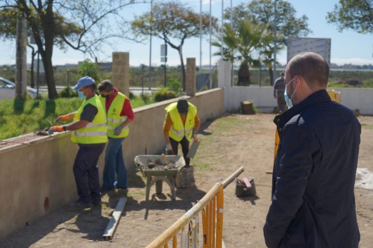 Concluyen las obras del muro perimetral del cuartel de la Guardia Civil de Ayamonte