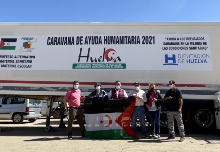 La provincia de Huelva envía este domingo 30.000 kilos de ayuda humanitaria al Sáhara
