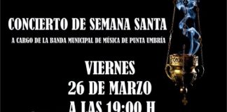 El Teatro del Mar acoge este viernes un concierto cofrade de la Banda de Música de Punta Umbría