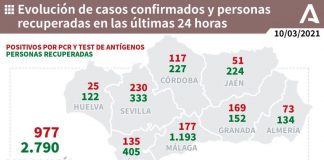 Puebla (5), Huelva (4), Cartaya (3) y Almonte (3), municipios más afectados por los 25 casos de covid de este miércoles