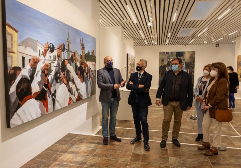 Una muestra de pinturas de artistas de Ayamonte inspiradas en Sorolla recrea tradiciones, fiestas y oficios de la provincia