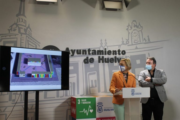 Huelva presenta el Mercado Provisional de San Sebastián, que quedará finalizado en el mes de abril