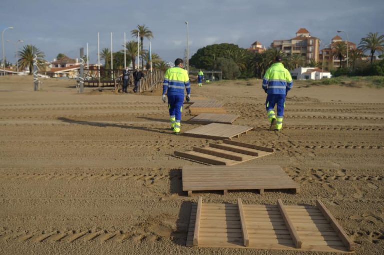 Ayamonte empieza a preparar sus playas de cara al próximo verano